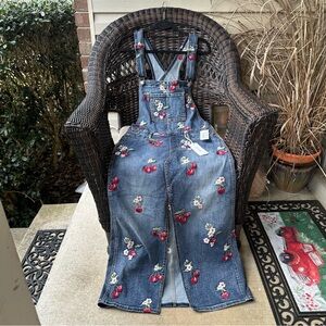 Sarah Overall Dress - Cherry On Top XL